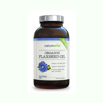 Organic Flaxseed Oil, 240-Count